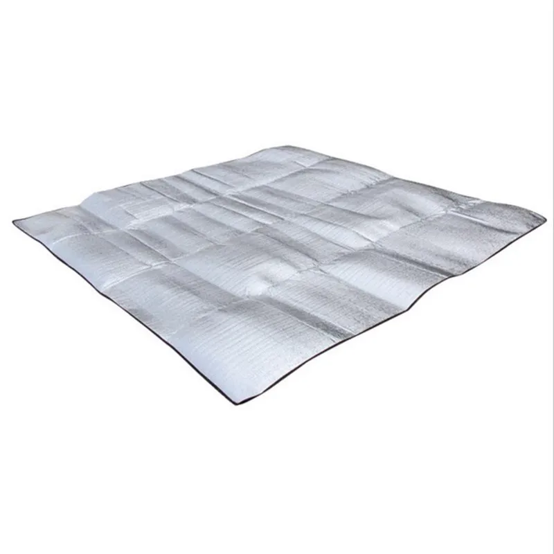 Водонепроницаемая алюминиевая пленка EVA коврик для кемпинга складной сна