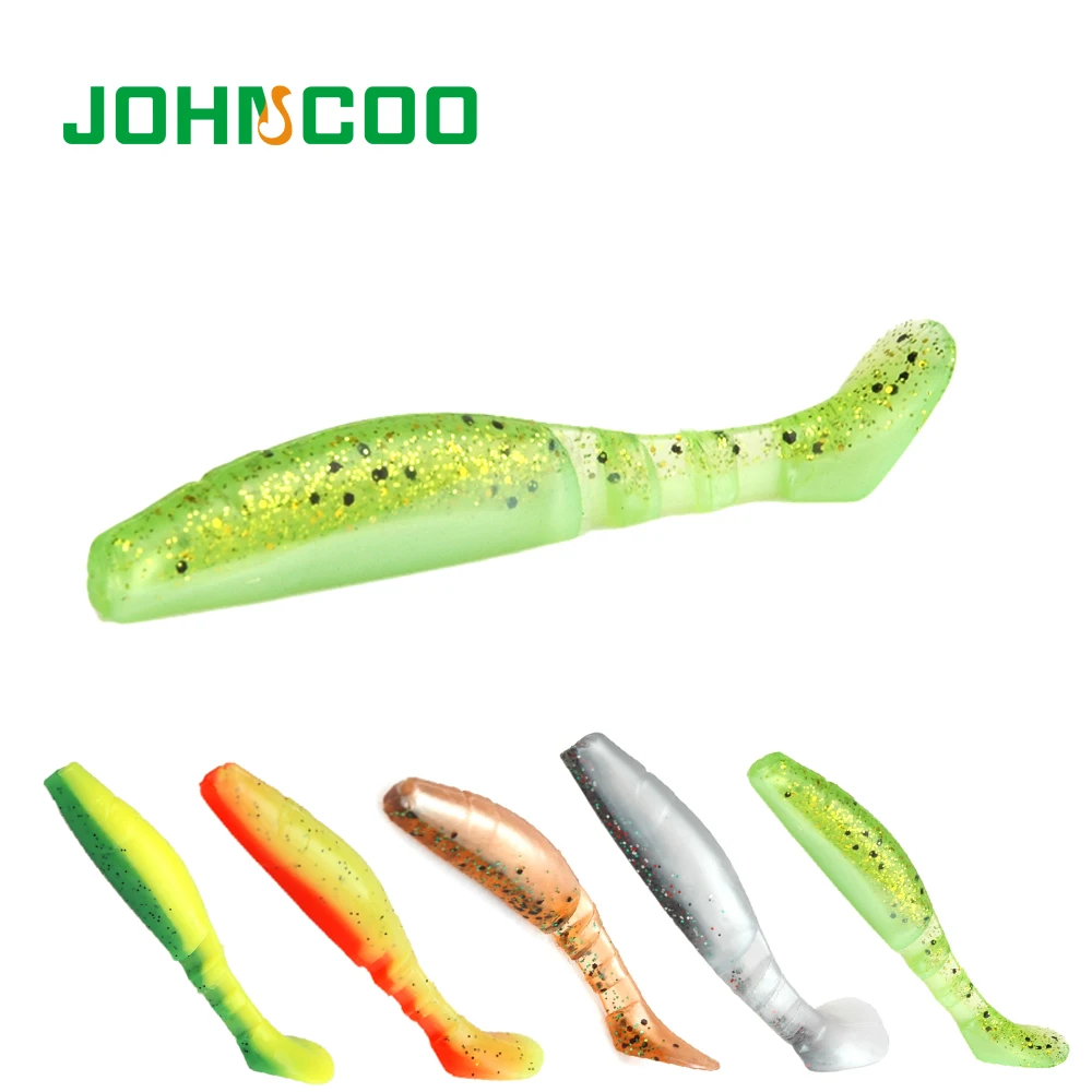JOHNCOO 2017 новейшая Рыболовная Приманка 12 шт. двухцветная 7 5 см 4 г искусственные