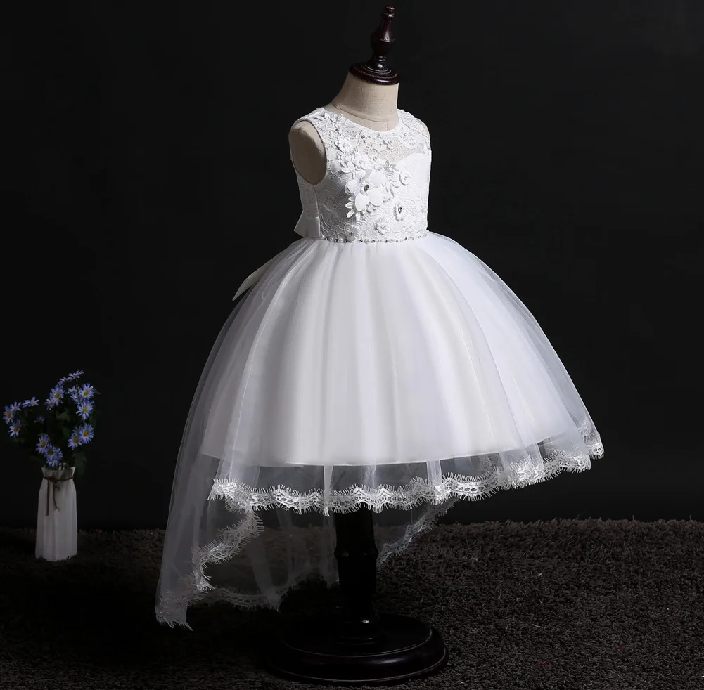 Fashion Toddler Girl Clothing Party Jurk Prinses Bridesmaid Children Pink Dress Costume Tulle Child Kids Yellow Party Dresses