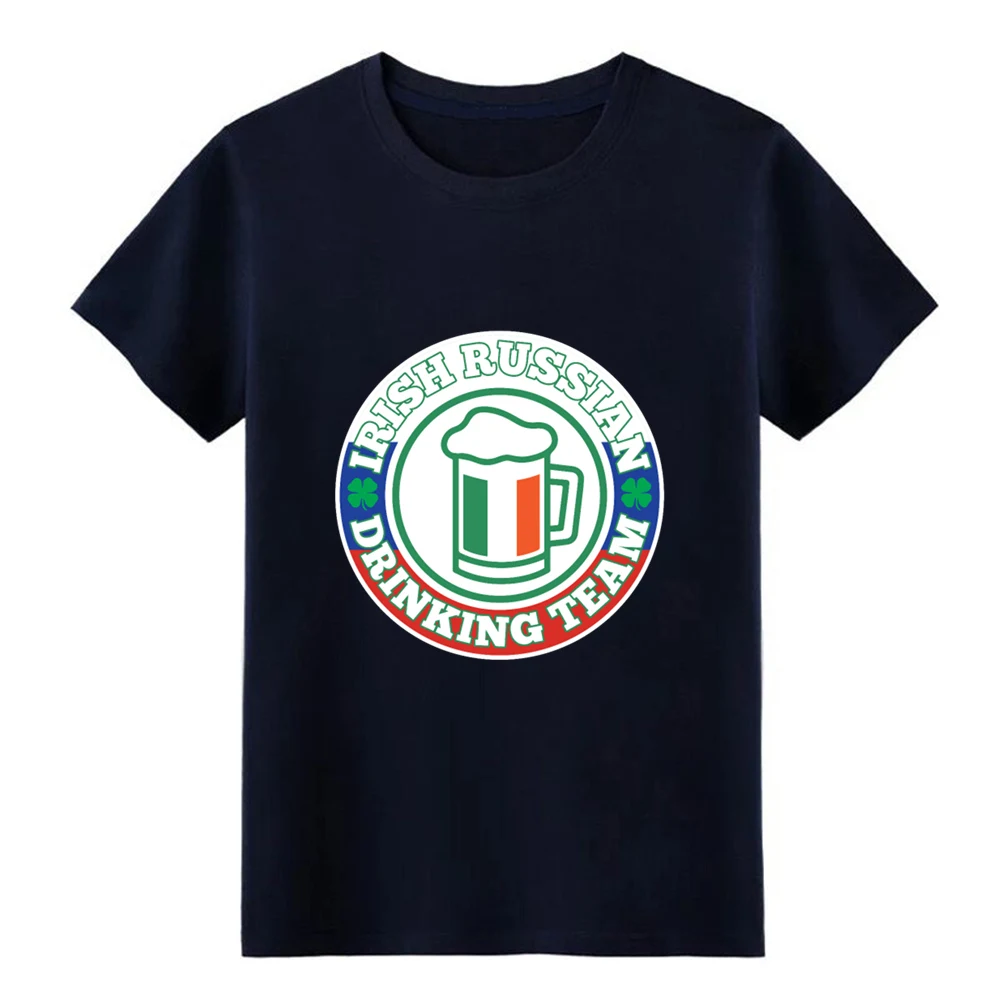 Футболка с надписью I rish Russia d rinking team st patricks day clover дизайнерская хлопковая футболка