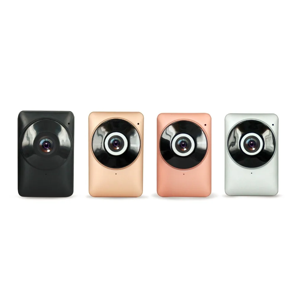 HD Wifi P2P Cctv Камера IP аудио Запись Беспроводной 720 P Широкий формат Fisheye мини дешевые