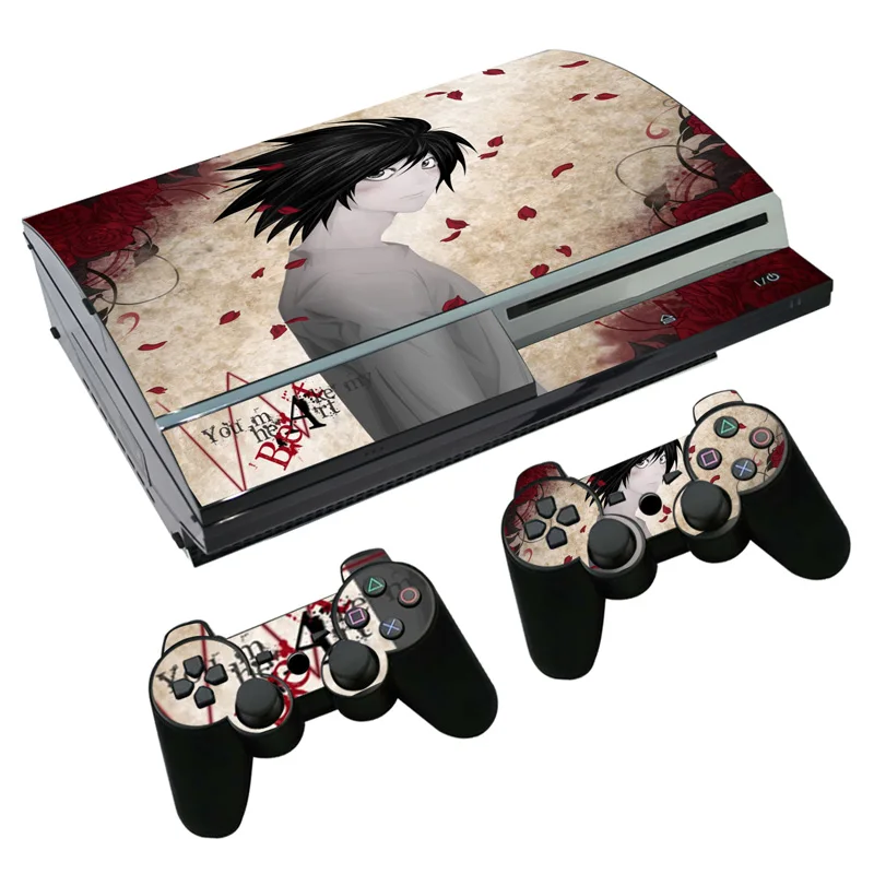 Наклейка на кожу Death Note наклейка для PS3 Fat PlayStation 3 консоль и контроллеры Skins