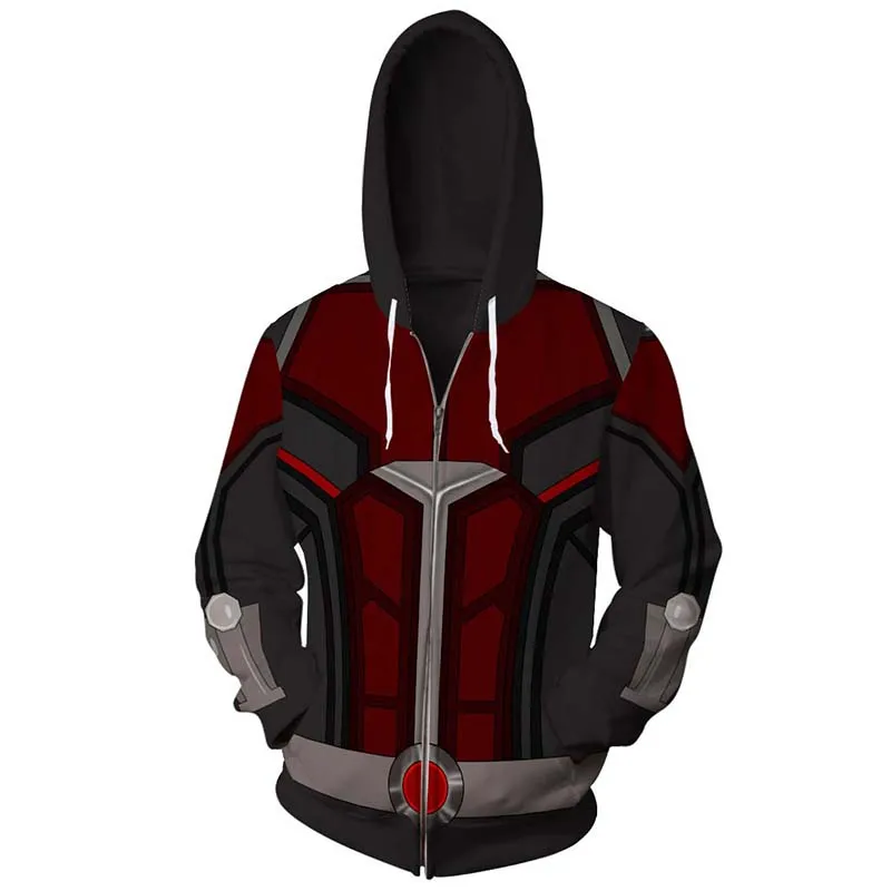 Весенние толстовки для мужчин женские 3D печать на молнии с капюшоном однотонные