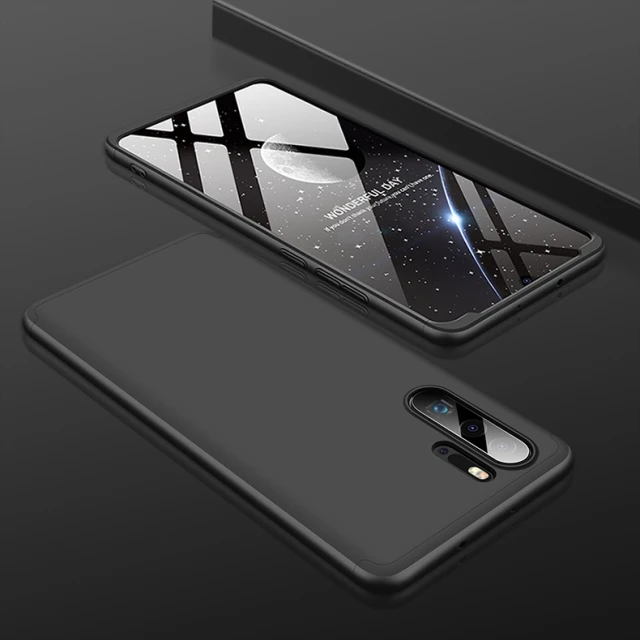 black Чехол для huawei P30 Pro, роскошный защитный чехол с магнитным кольцом, ударопрочный чехол для huawei P20 Lite P10 Plus P9 Coque - Цвет: black