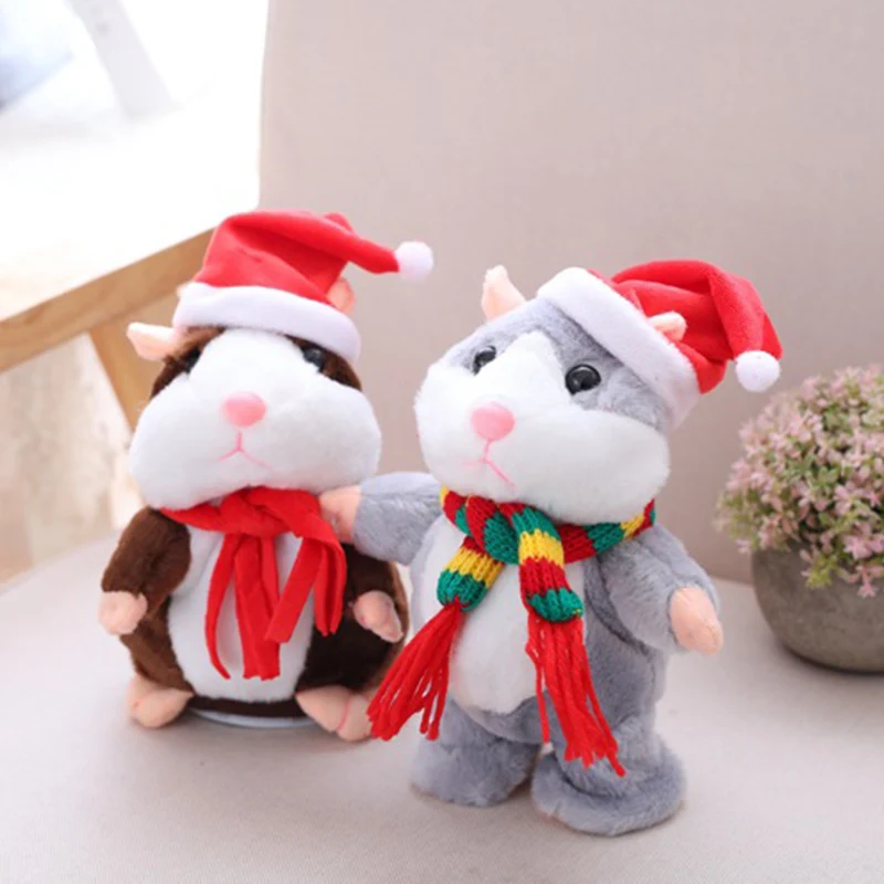 1 Pcs Talking Hamster Pet Christmas Toy Sound Record Educational Plush For Children Kids M09 | Игрушки и хобби