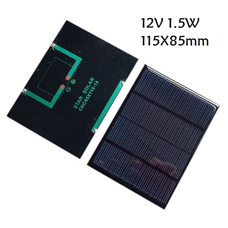 3 5 V 0 8 W/12 1 W модуль солнечной панели монокристаллический для батареи сотового