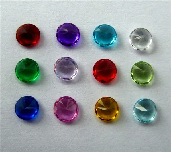 Оптовая продажа 60 шт. разные цвета круглый камень-талисман 5 мм подвеска для