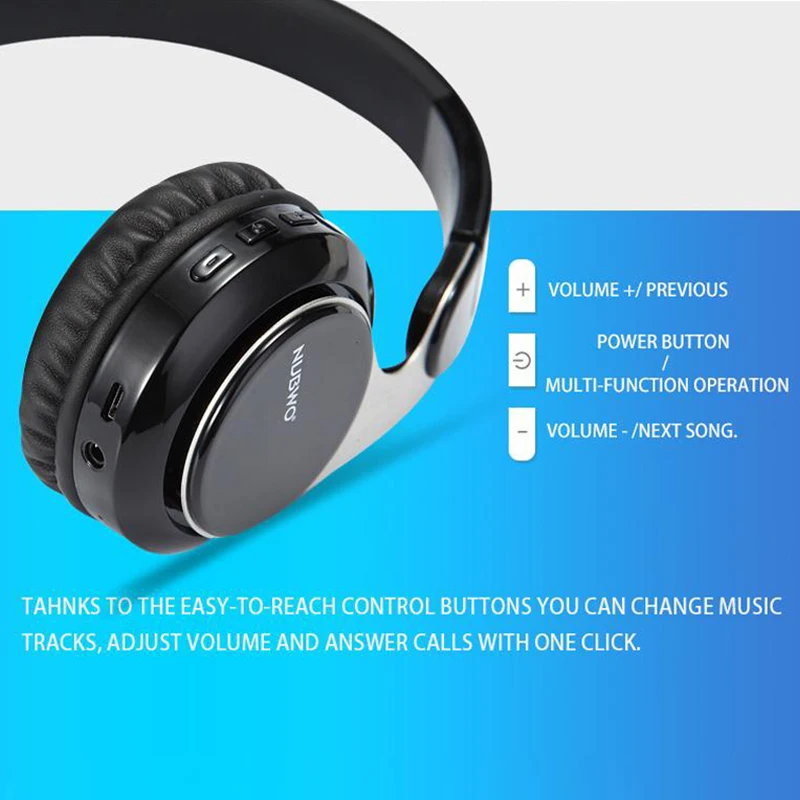 Беспроводные наушники HFES NUBWO S8 Bluetooth 4 2 проводные музыкальные складные игровые