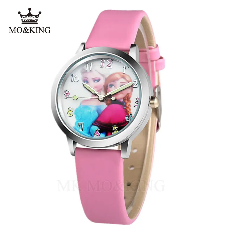 Reloj Infantil 2018 детские часы Снежная королева принцесса Эльза Анна София с рисунком