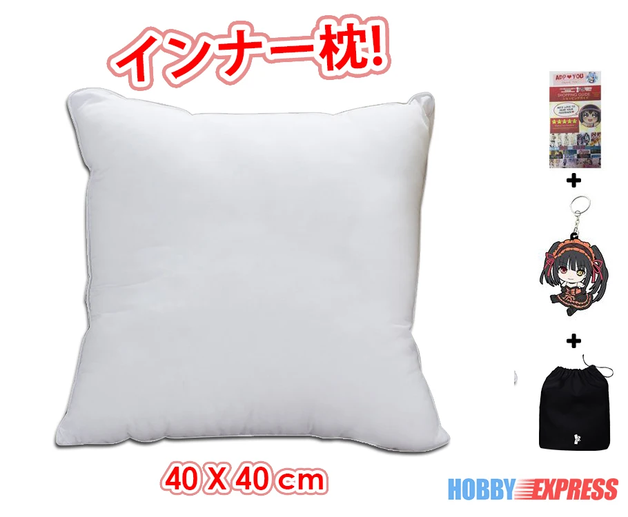 Подушка Квадратная Белая Аниме Dakimakura 40x40 см (15 7x15 7 дюйма)|inner pillow|pillow innerdakimakura inner |