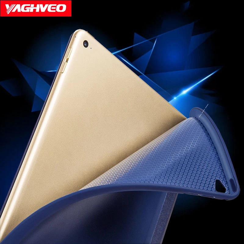 Ультратонкий легкий Чехол из искусственной кожи и силикона для iPad Air 2 1 9 7 дюйма |