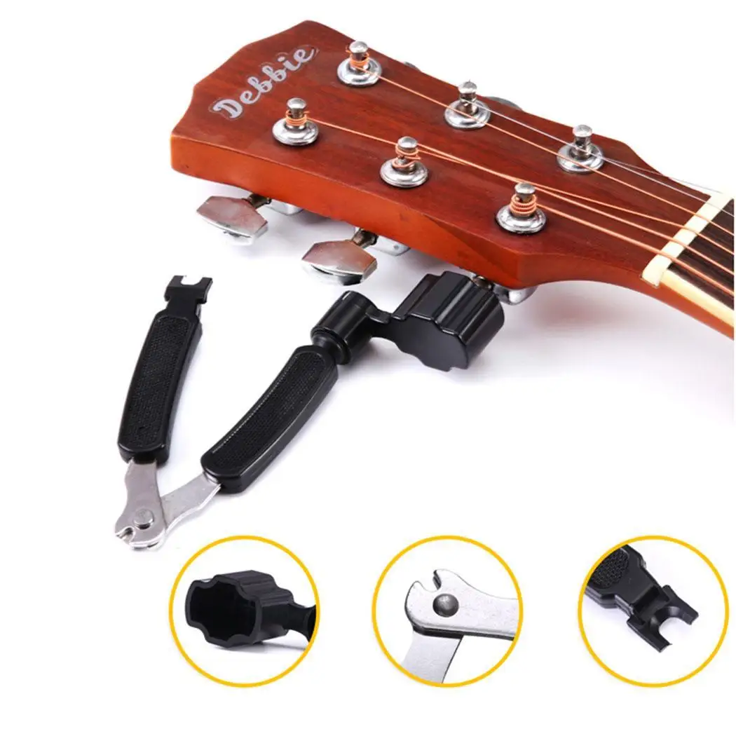 Многофункциональные аксессуары для гитары намотка струн резак и мост штифт