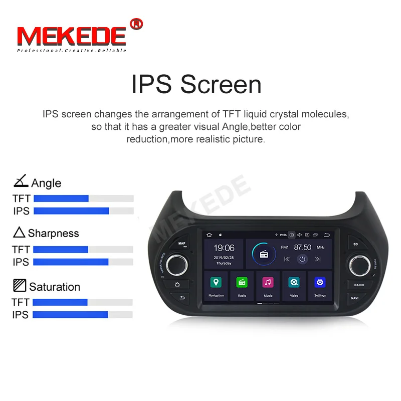 MEKEDE Android 9 0 7 дюймов IPS DSP Автомобильный мультимедийный DVD плеер для