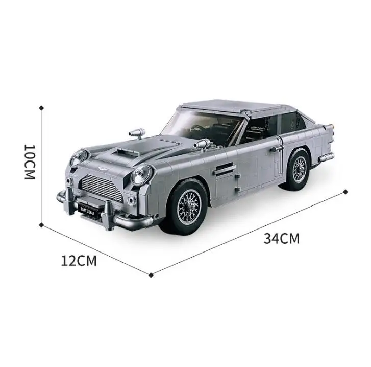 Technic Series 10262 Aston Martin DB5 Set Building Blocks Bricks Children Car Model Gifts Toys Compatible with | Игрушки и хобби