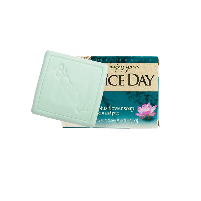 Rice Day Mild Lotus Soap Korea Whitening Cleaning Wash Oil Control Skin Beauty Care Body Refreshing | Красота и здоровье