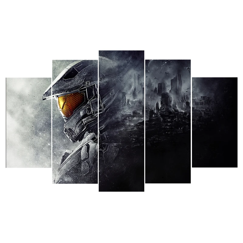 HD печать игры Halo плакат Мальчики номер Deco холст Картины современный дом принты