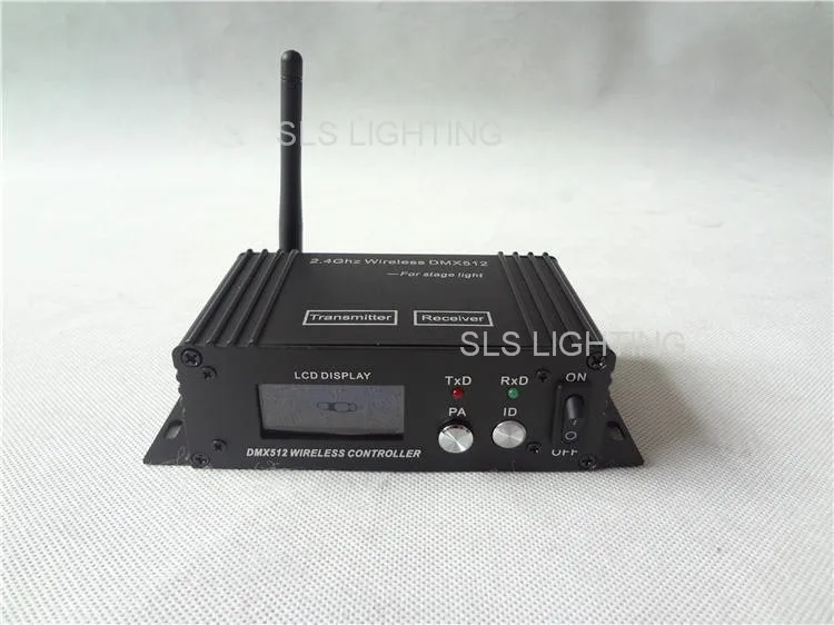 2 4 ГГц ЖК дисплей Дисплей Беспроводной DMX512 приемник и передатчик беспроводной