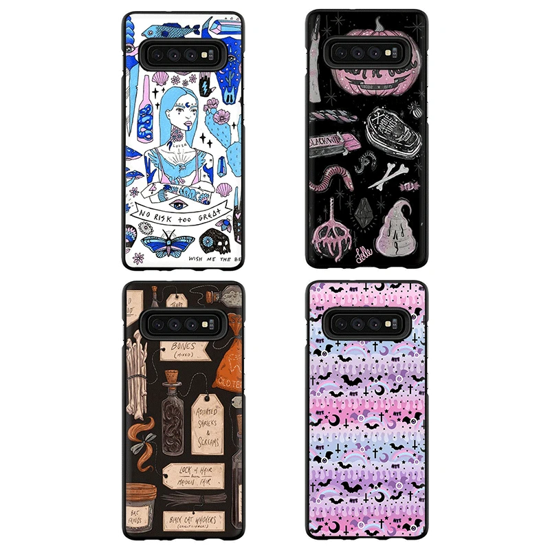 Мягкий силиконовый чехол Girly Pastel Witch Goth для телефона Samsung GaLaxy S6 S7 Edge S8 S9 S10 Plus S10e M10 M20