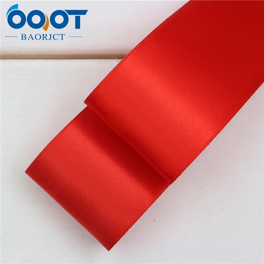0235 OOOT BAORJCT 1742825 38 мм 10 ярдов твердые цветные ленты атласная лента для свадьбы Вечерние стол юбилей торт цветок украшения - Цвет: 0235