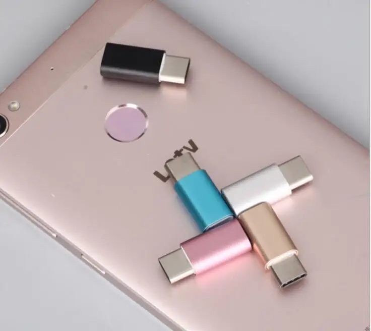 2 шт./лот Micro USB Женский к Type C Мужской адаптер для Letv Xiaomi Mi 5X Oneplus Samsung S8