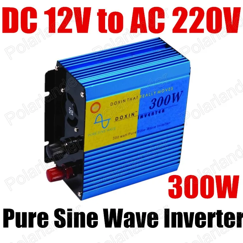 

Car Inverter Pure Sine Wave Power Inverter converter DC 12V to AC 220V 300W Free Shipping 50HZ