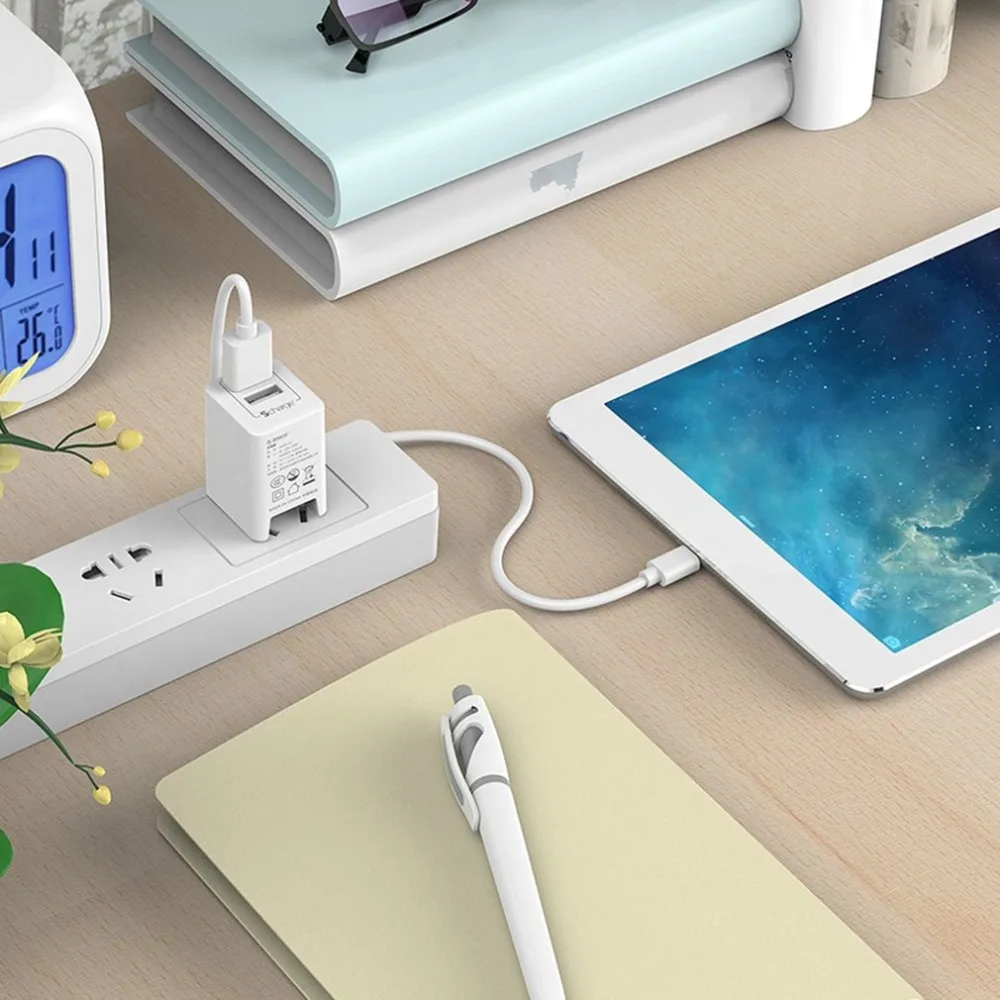 ORICO WHA 2U USB зарядное устройство портативное для путешествий 2 порта Смарт с