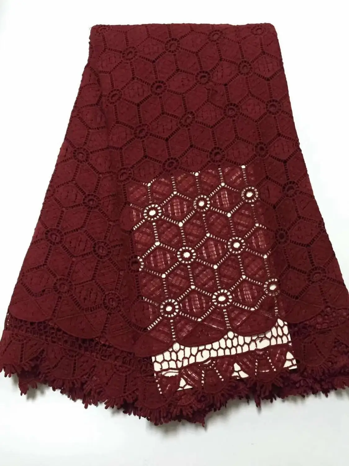 Чистая фиолетовая французская молочная шелковая чистая кружевная ткань 2019