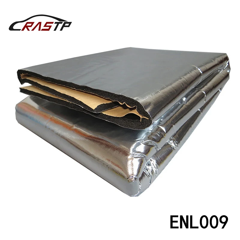 RASTP 140cm x100 см алюминиевая фольга автомобильный козырек экран двигателя тепловой