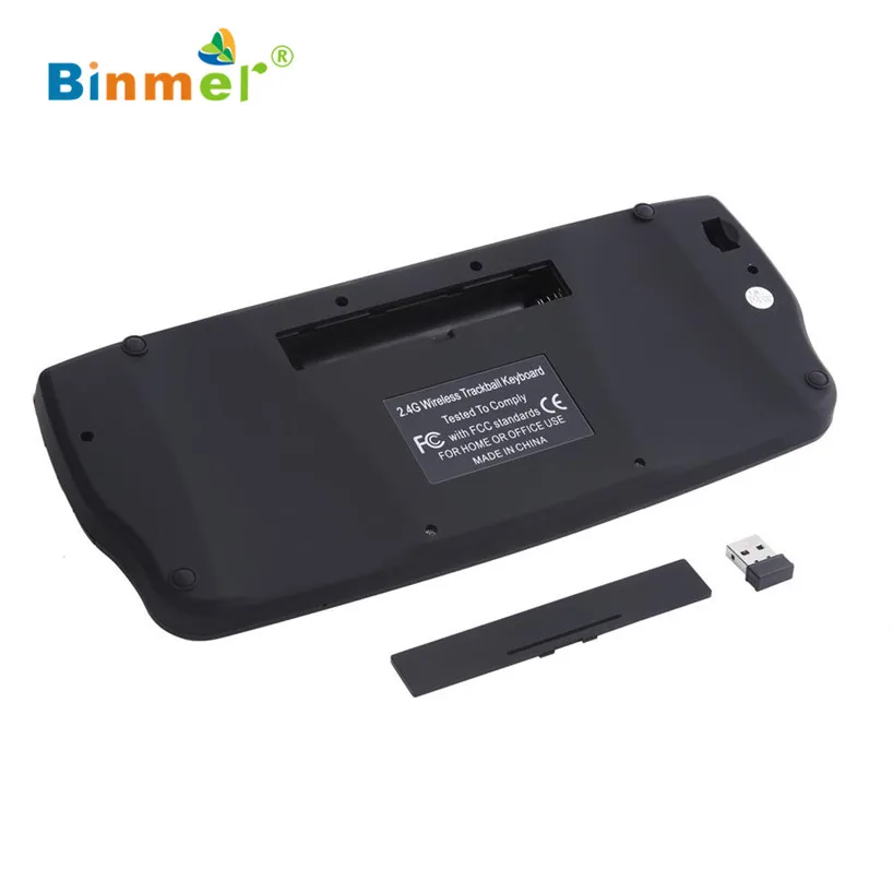 Binmer 2017 Бесплатная доставка 2 4G мини беспроводная клавиатура многофункциональная