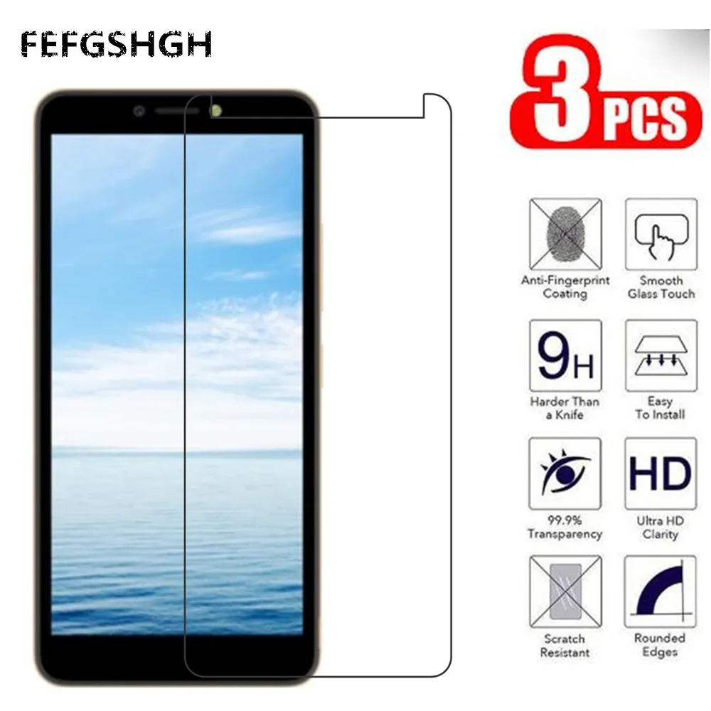 Закаленное стекло 2.5D 9H для Itel P13 Plus Защитное экрана искусственное стекло|Защитные