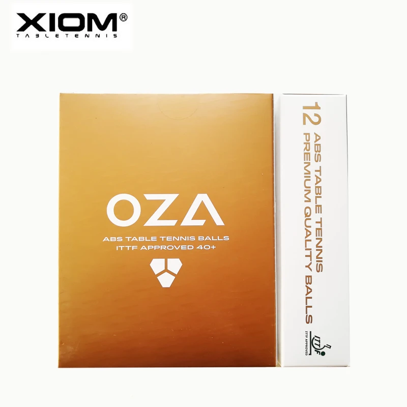 

ORIGINAL High Quality XIOM OZA ABS 3 Star 40+ Seamed Table Tennis ball / ping pong ball 12pcs/pack