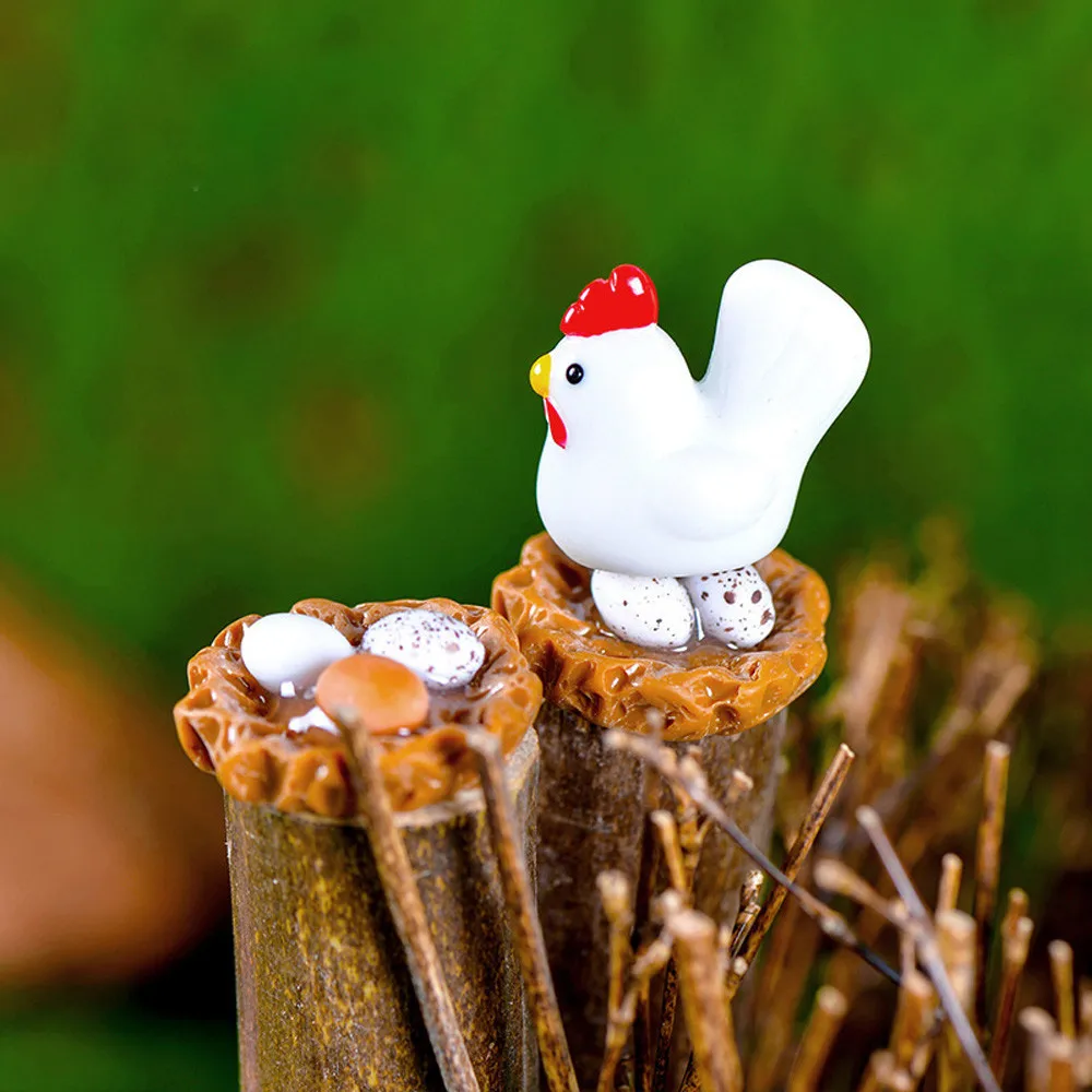 Сувениры Декор для дома смолы миниатюрные инкубационные цыплята DIY аксессуар
