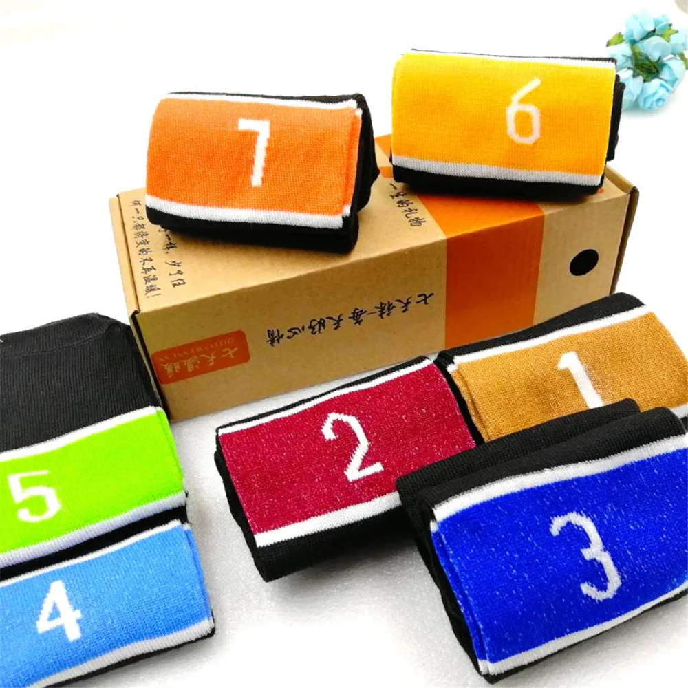 2020 7 пар цветные неделю для женщин носки девочек Забавный дизайн хлопковая