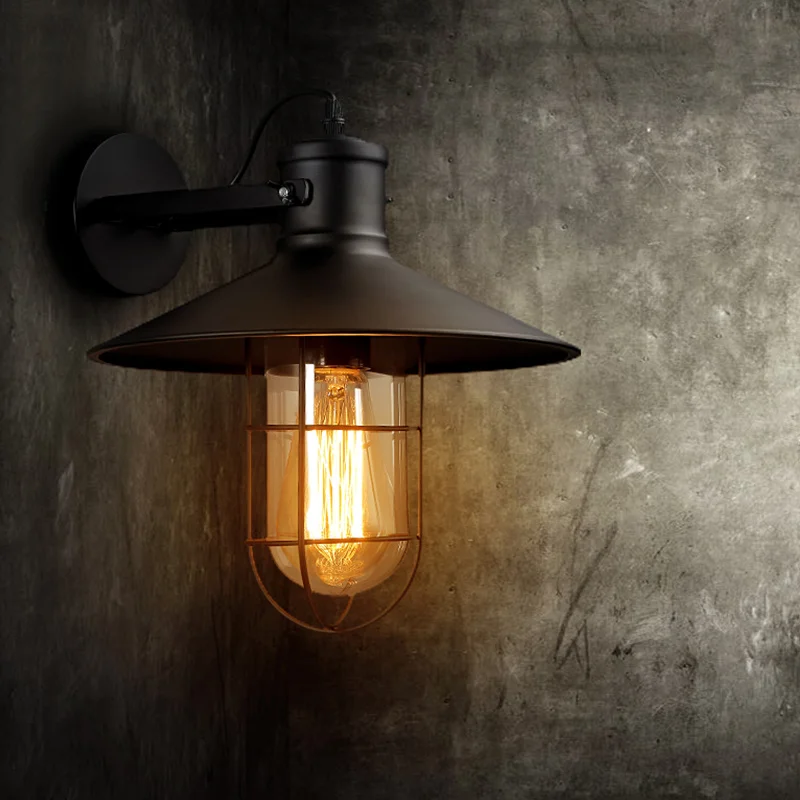 Лофт RH Настенные светильники винтажные промышленные настенные бра светильник