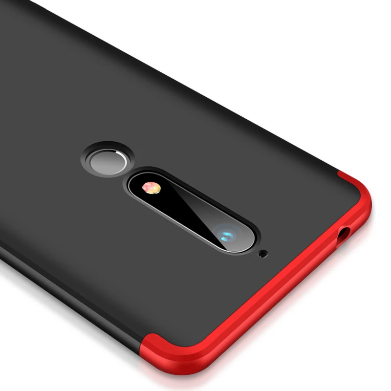 For Nokia 6 2018 Case 6.1 360 Protected Full Protective for TA-1068 TA-1050 TA-1043 TA-1045 |
