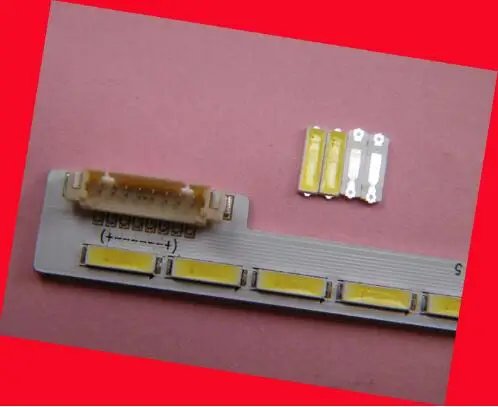 300 шт./лот для ремонта Konka Changhong Hisense LCD TV LED подсветка SMD светодиоды 7020 3V холодный