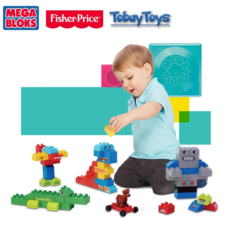 Подлинная цена Фишера Мега блокс кирпичная игрушка средняя строители серии
