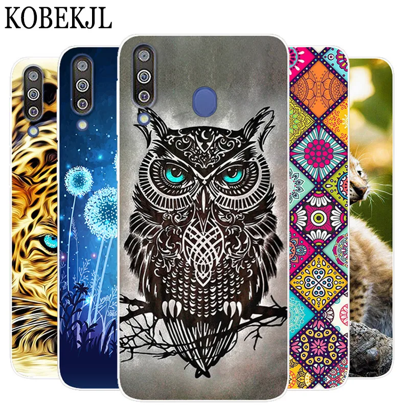 Мягкий чехол из ТПУ для Samsung M30 роскошный мультяшный силиконовый накладка на