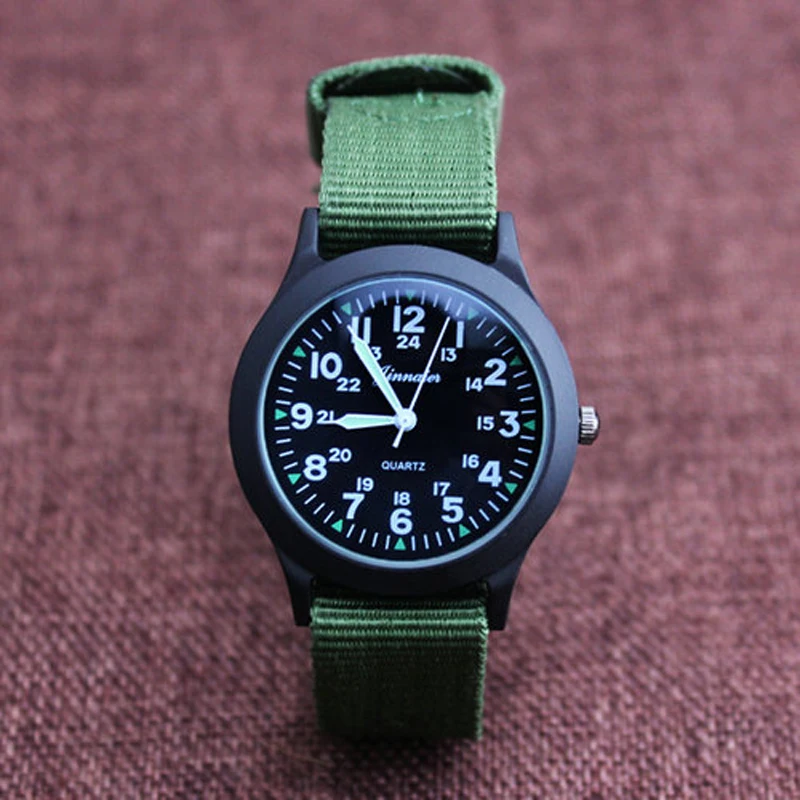 2022 JINNAIER New Famous Brand Men Children Boys Girls Fashion Cool Quartz Saber Watches Students Canvas Electronic Wristwatch