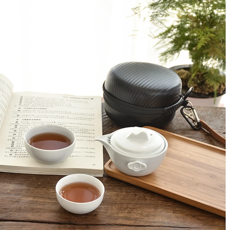 TANGPIN керамические чайники gaiwan чайные чашки китайский чайный набор портативный дорожный чайный набор с сумкой для путешествий