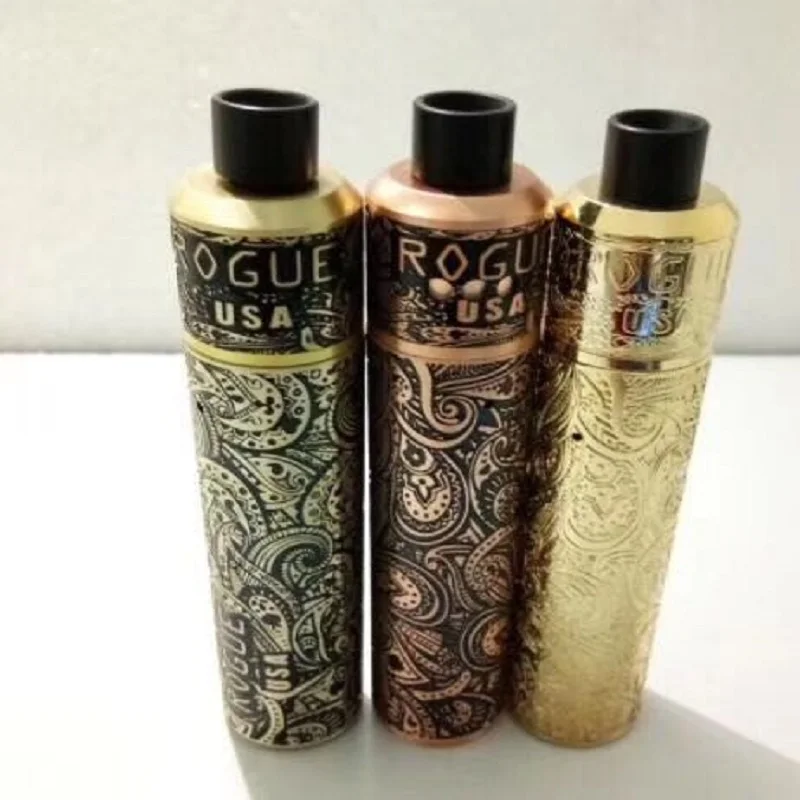 Mech Mod Kit fit 18650 20700 21700 батарея 26 мм diamater латунь красная медь испаритель KIT с RDA