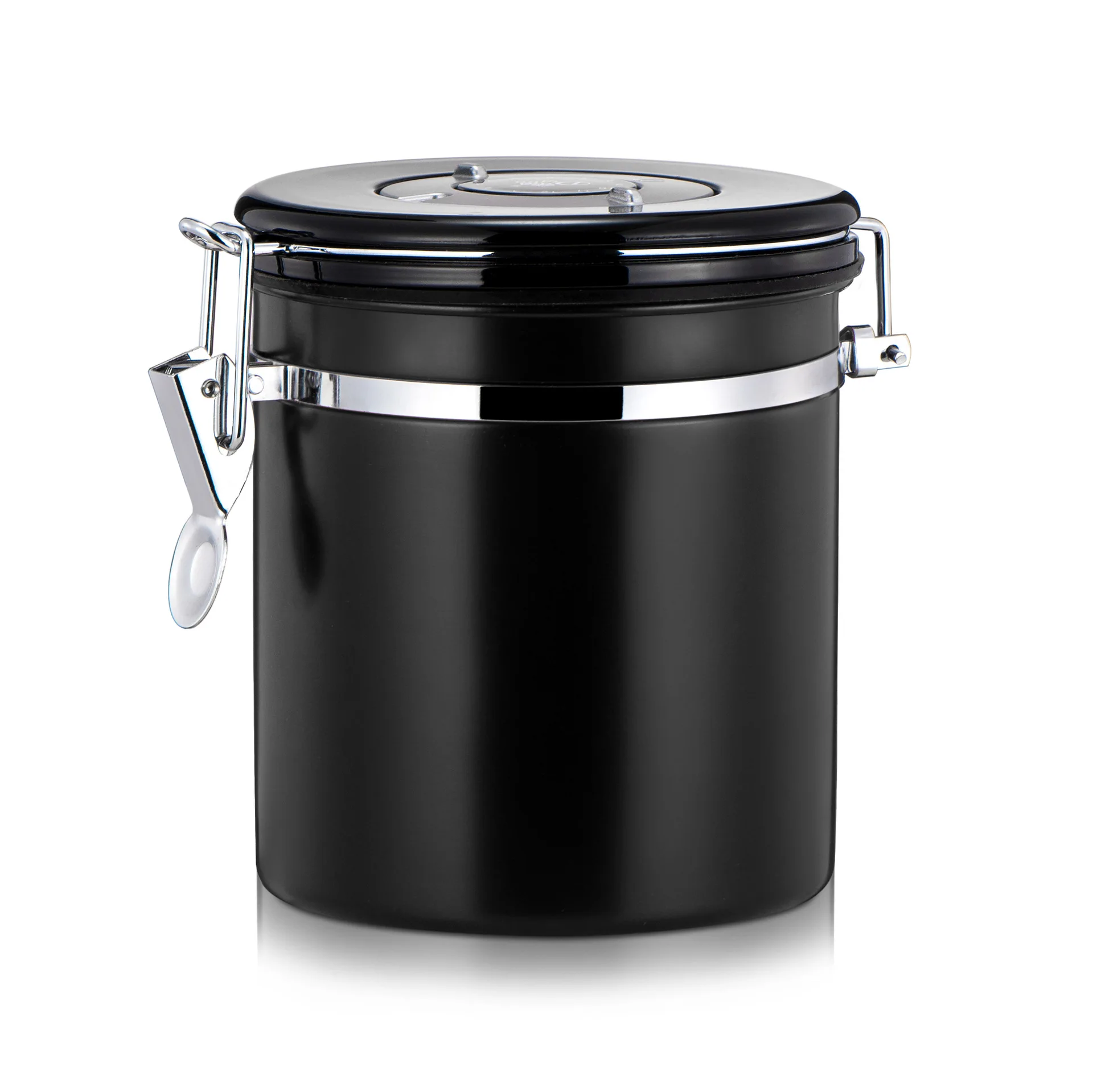 

Stainless Steel Seal Pot Storage Tank Tea Coffee Bean Dried Preservation Tank Coffee Maker