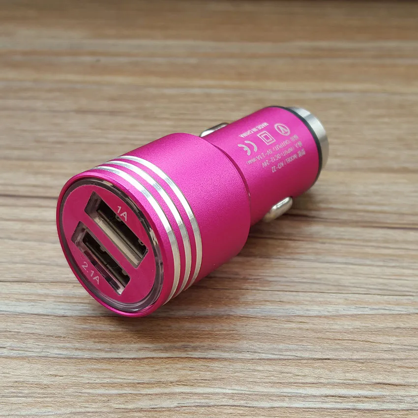 Oem металлические 5 В 3.1A двойной USB адаптер автомобильное зарядное устройство