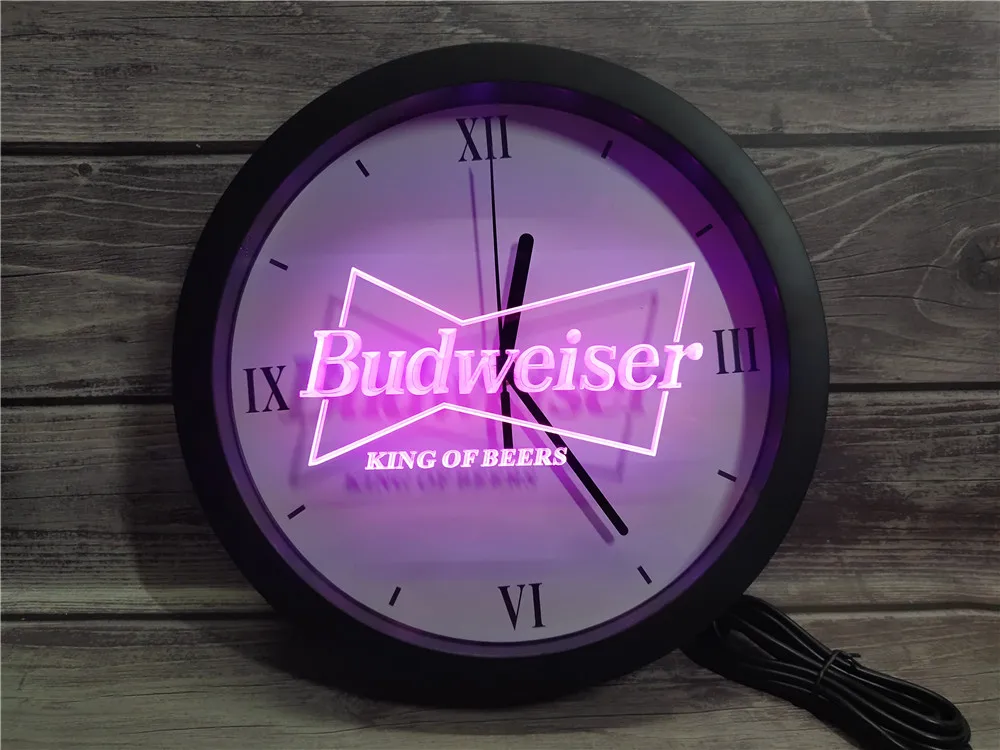 0E009 Budweiser Король пивной бар Паб Клуб приложение RGB 5050 светодиодный неоновый