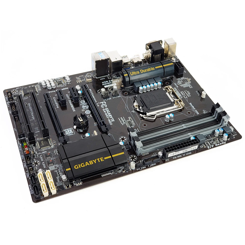 Gigabyte GA B85 HD3 настольная материнская плата LGA 1150 i7 i5 i3 Pentium Celeron DDR3 32G SATA3 USB3.0 DVI VGA HDMI