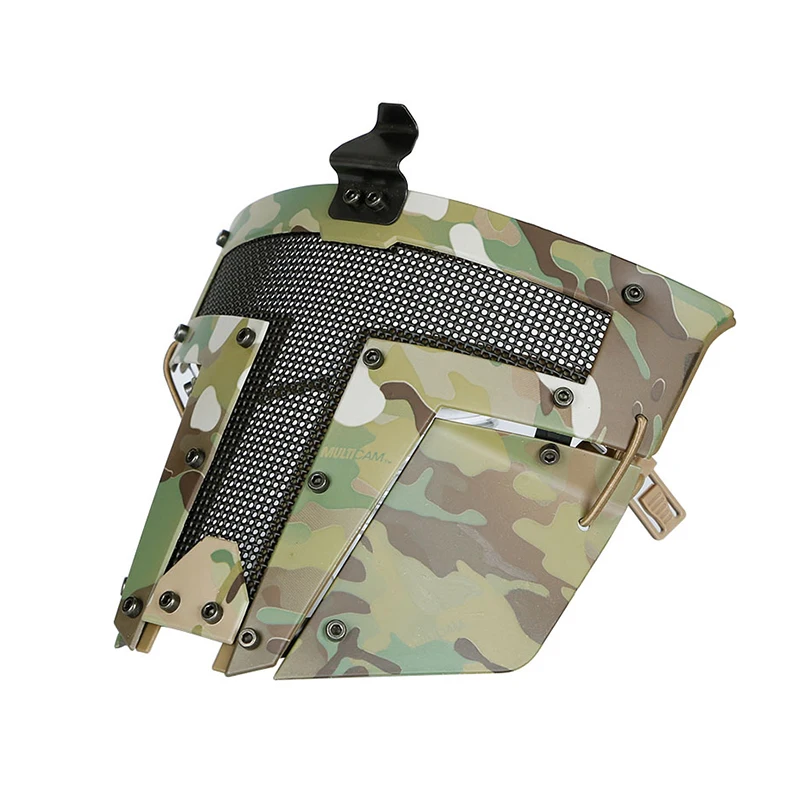 Страйкбола тактическая Сетчатая Маска полностью лицевая стальная маска Быстрая