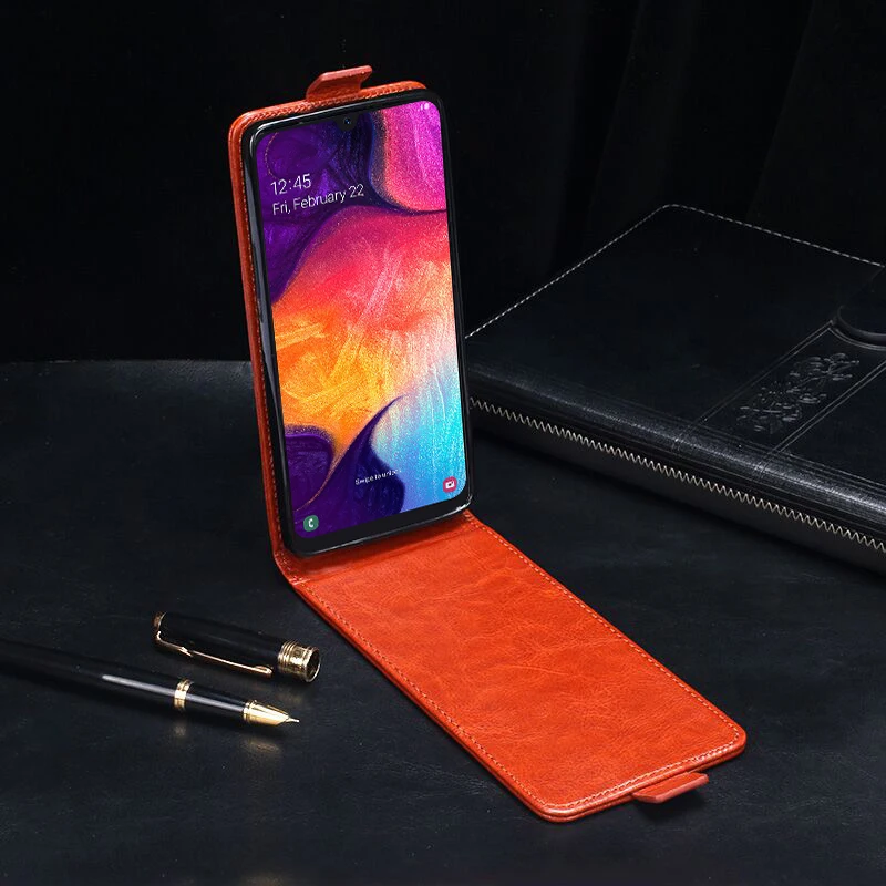 Case For Samsung Galaxy A50 Cover Flip Leather Protective SM-A505F Business Phone | Мобильные телефоны и аксессуары