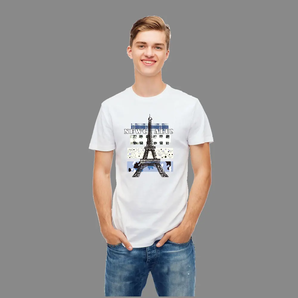 Eiffel Tower Paris Iron on Transfer for Clothing: Patches Applique Badge, DIY Sticker, Thermal Transfer, Washable image 4
