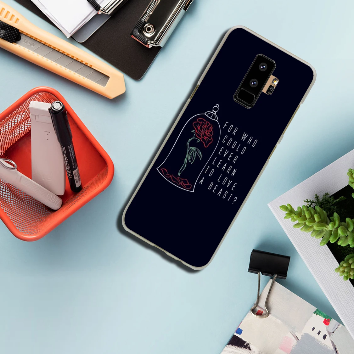 Пленка Красавица и чудовище чехол для телефона Samsung Galaxy S20 Ultra S10 Lite S10E S6 S7 Edge S8 S9 Plus