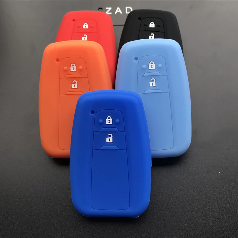 Чехол для автомобильного ключа ZAD силиконовый комплект с держателем ключей fob